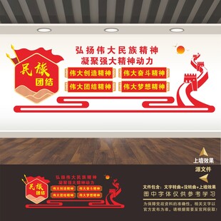 民族团结标语文化墙