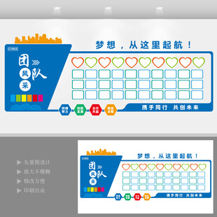 团队风采文化墙