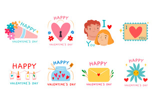 情人节快乐图标集合