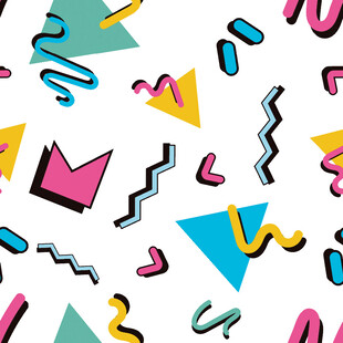 多彩几何图案背景