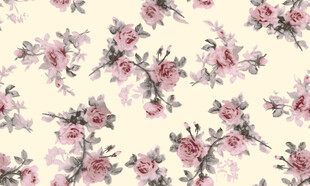 粉色花卉图案背景纹理