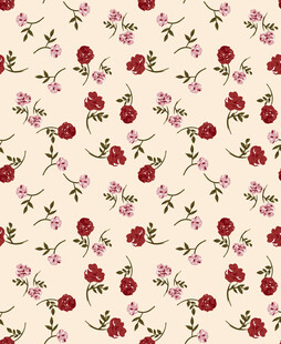 花卉图案背景清新雅致