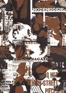 复古风格拼贴艺术画面