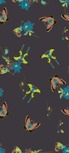 多彩抽象蝴蝶图案背景