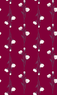 深红底白色心形图案纹理