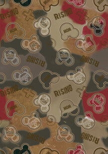 传统中式花纹锦缎图案