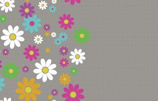 多彩花朵图案背景
