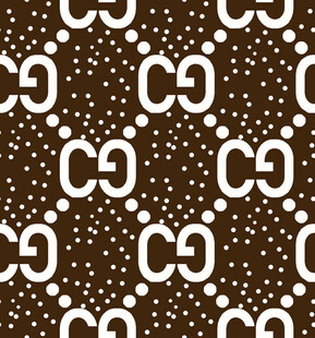 经典双G图案时尚背景纹理