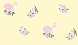 淡紫色花卉图案背景