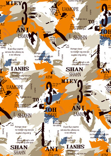 帆船航海图案布料纹理