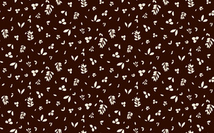 深棕色底小花图案纹理