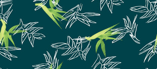 竹叶蜻蜓图案背景纹理