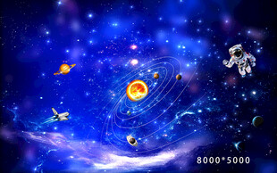 梦幻星空宇宙奇幻景象