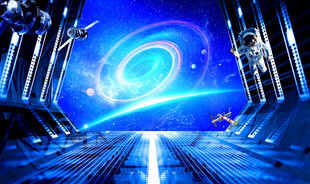 科幻星空赛博朋克