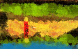 海边灯塔风景图