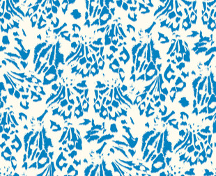 蓝白花卉图案纹理背景