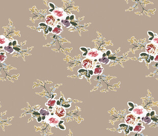 复古花卉图案背景