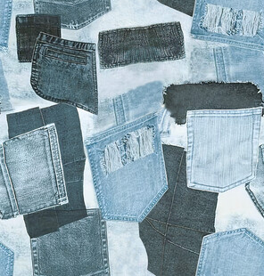 牛仔布拼接图案纹理