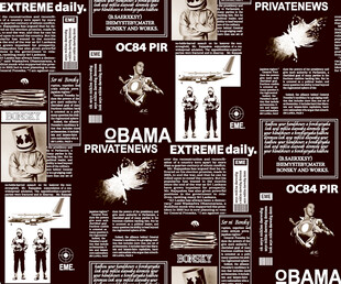 奥巴马相关图案背景设计