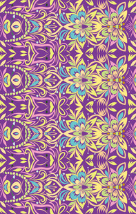 绚丽多彩民族风几何图案