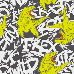 恐龙字母图案背景设计
