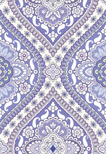 蓝白几何花纹精美图案