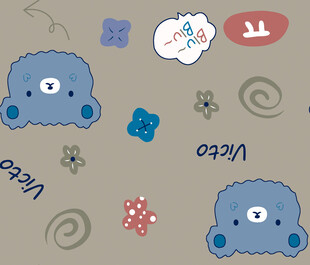 可爱卡通小熊图案设计