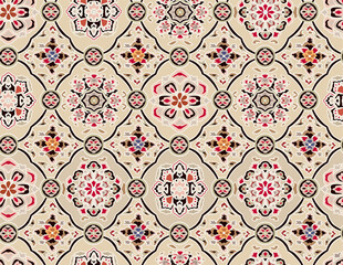 复古几何花纹图案背景