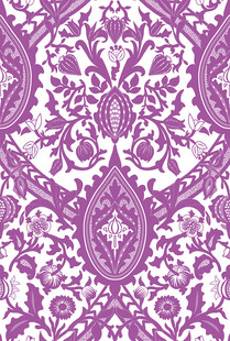 紫色精美花纹图案设计
