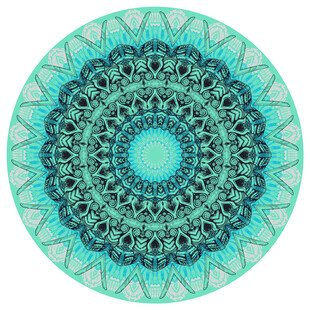 圆形抽象艺术图案