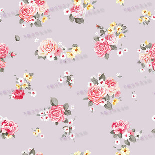 淡雅花卉图案背景