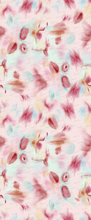 粉色草莓花卉图案背景