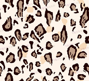 豹纹图案纹理背景图