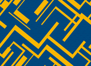 蓝黄几何图案背景纹理