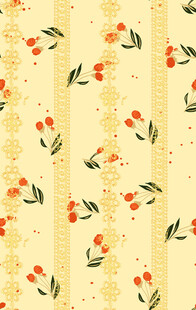 花卉条纹图案背景