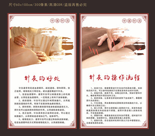 中医针灸文化展板