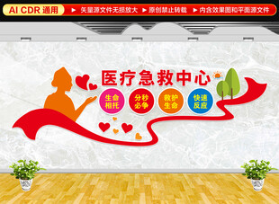 急救中心文化墙