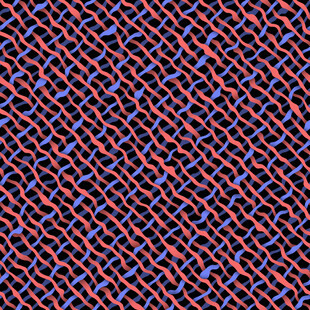 红蓝交织几何图案纹理