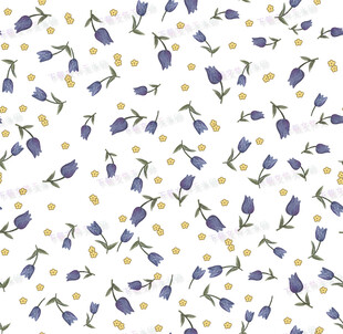 紫色花卉图案背景纹理