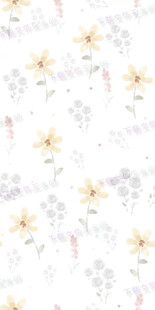 清新花卉图案背景