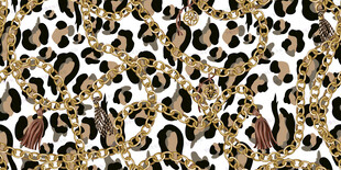 豹纹图案背景纹理