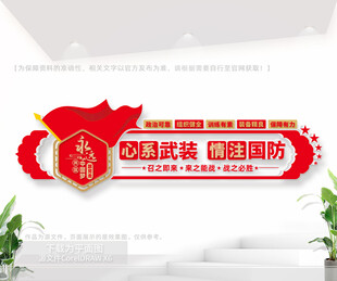 民兵应急队伍文化墙