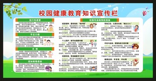 校园健康教育知识宣传栏