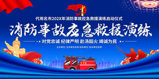 消防事故应急救援演练活动背景