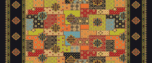 多彩几何图案民族风