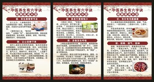中医养生知识展板