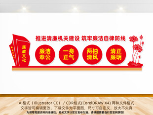 清廉机关廉政文化墙