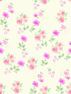 粉色花卉图案背景纹理