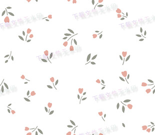 清新花卉图案背景