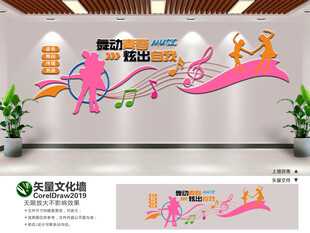 舞蹈学校文化墙